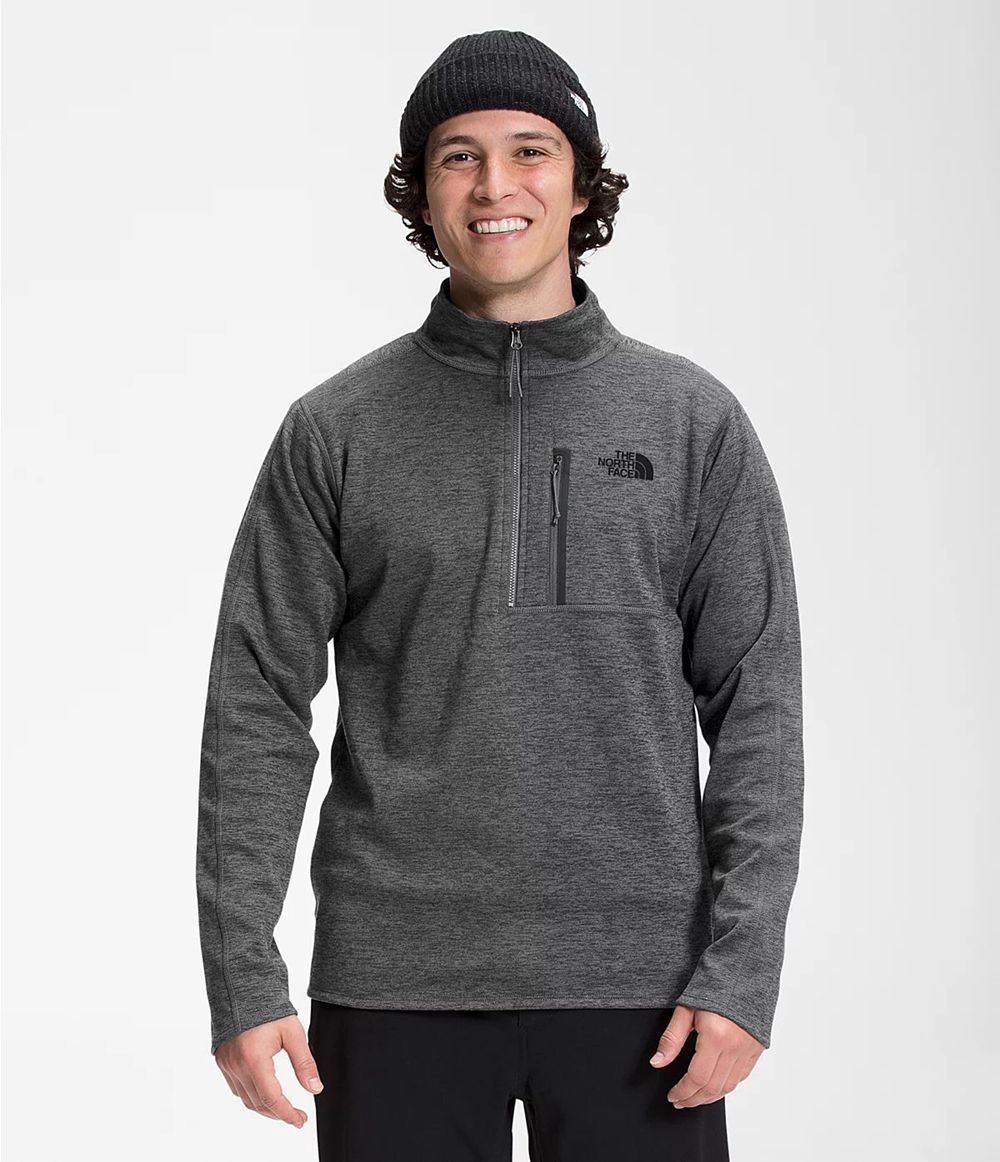 The North Face Canyonlands ½ Zip Sweatshirt Herren - DunkelGrau CH-152PKNR